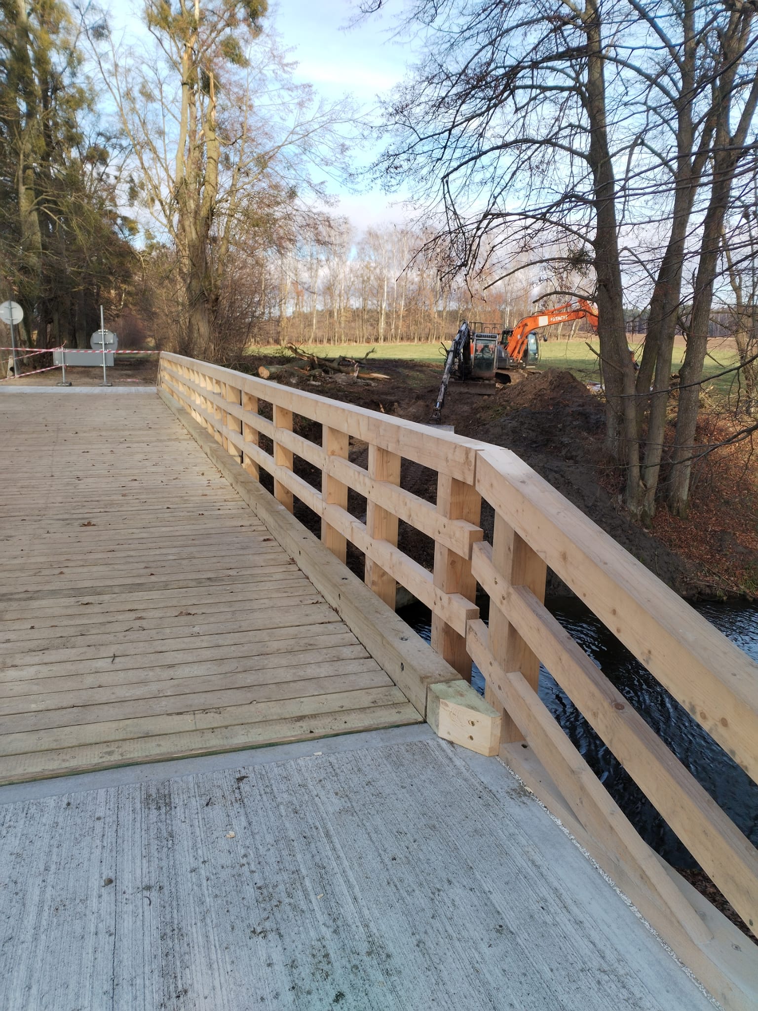 Przebudowa mostu w Mozgowie